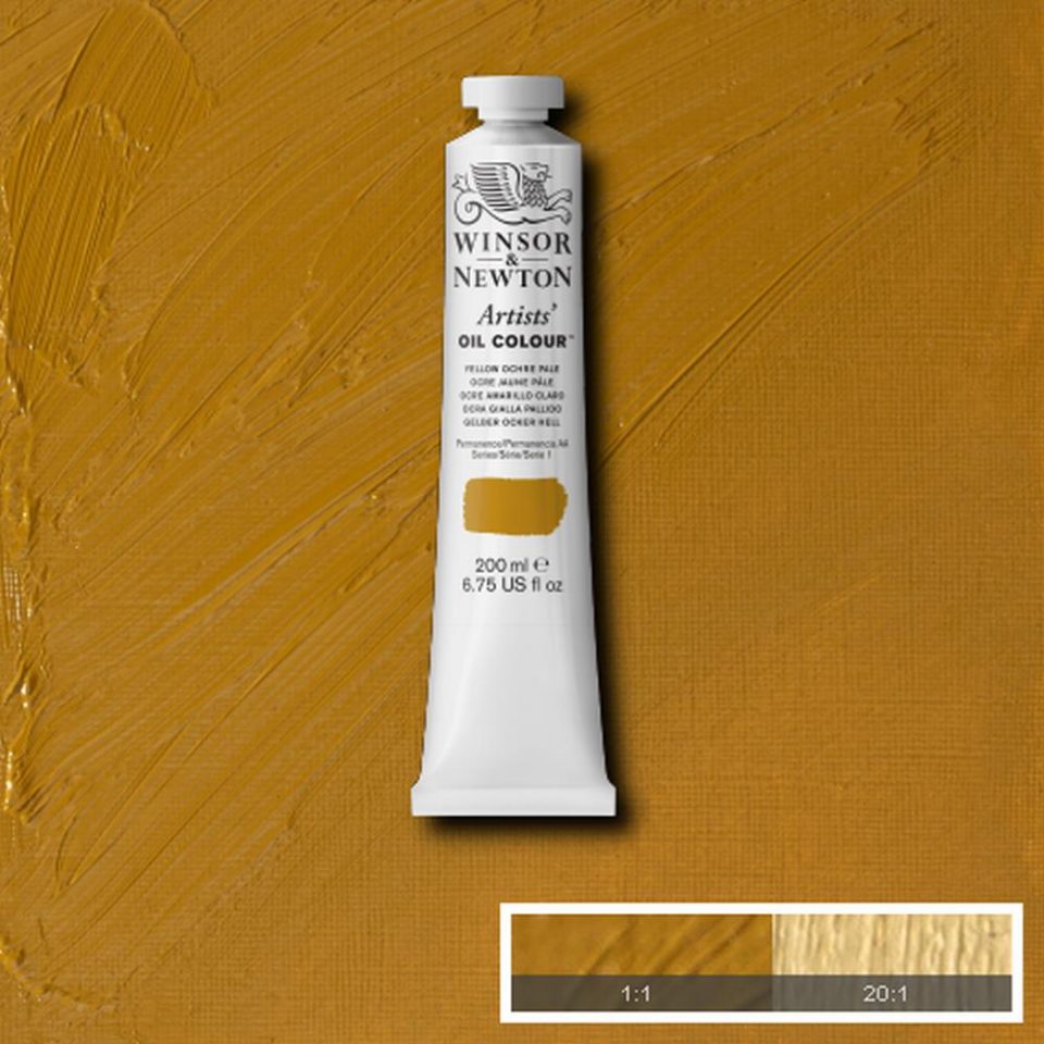 200ml Yellow Ochre Pale - Artists' Oil