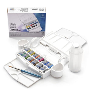 Cotman Watercolours Field Plus - 12 Half Pans. Product code: 0390374 Barcode: 094376954371