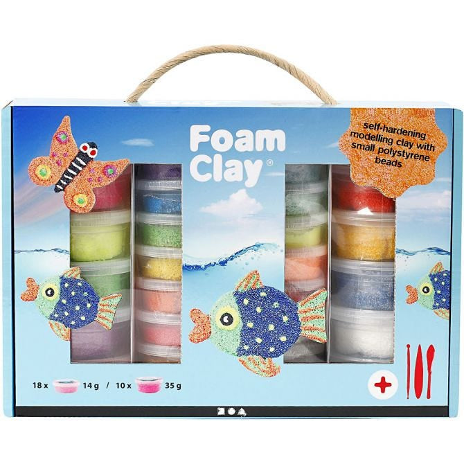 Foam Clay Gift Box Set 28 asstd colours 1set
