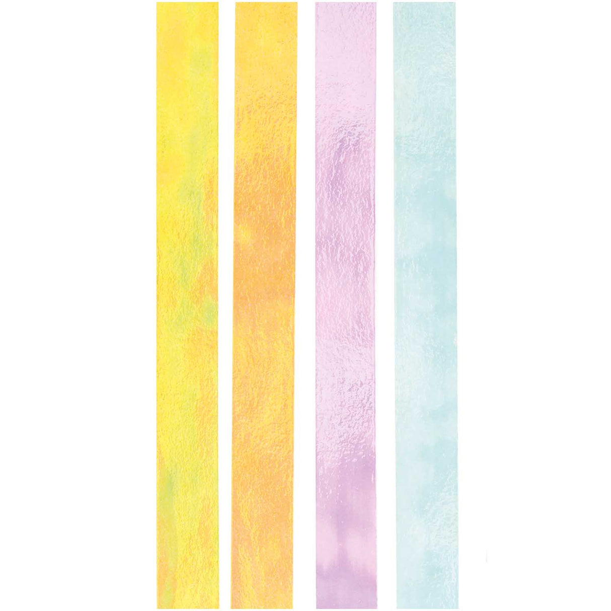 Paper Poetry Tape Set iridescent pastel 15mm 5m 4 pieces