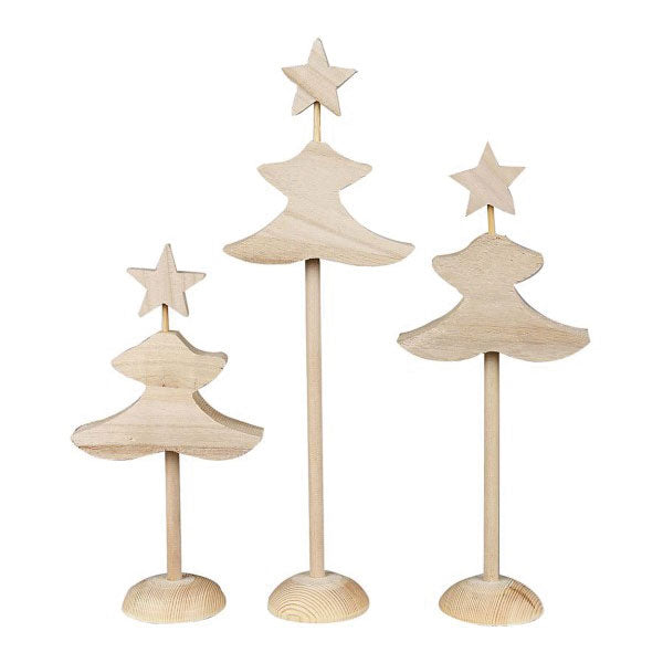 CREATIV Xmas Trees - Birch Pk.6