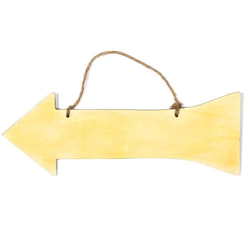 Arrow Wooden Plaques (Pack of 3)