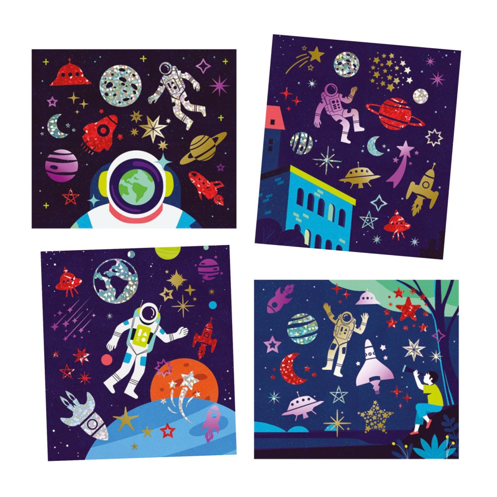 Djeco Artistic Patch Metal Kit - Cosmos