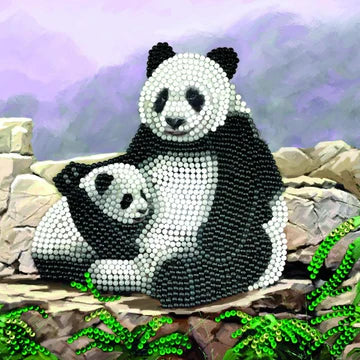 Panda Crystal Card Kit