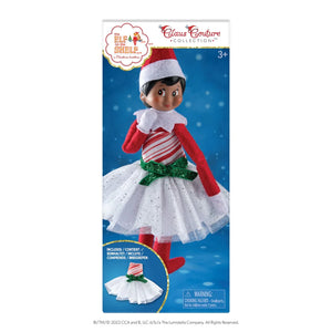 Elf on the Shelf Claus Couture Candy Cane Classic Dress