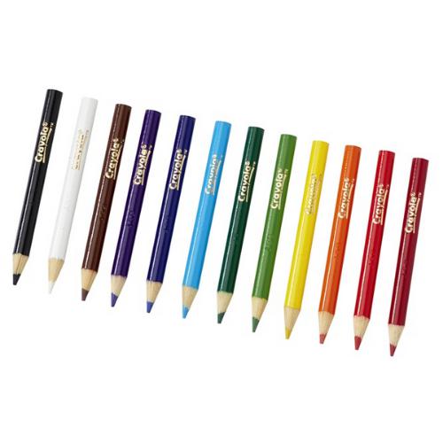 Crayola Half Length Pencils (12 Pack)