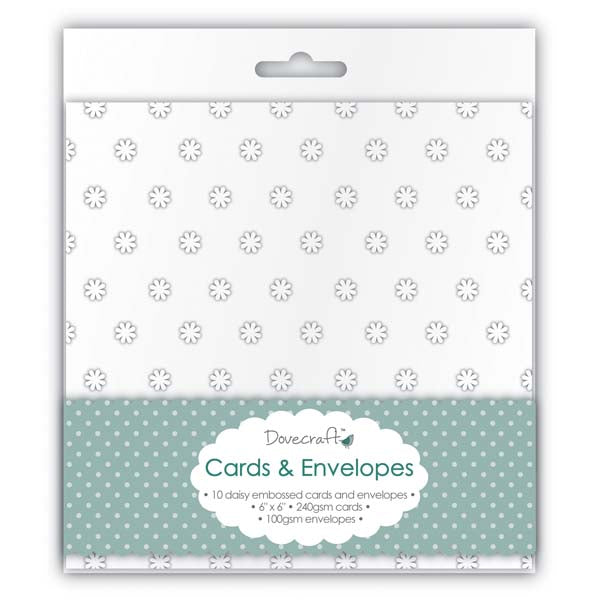 Embossed Flwr Sq 6X6 (10 pk)