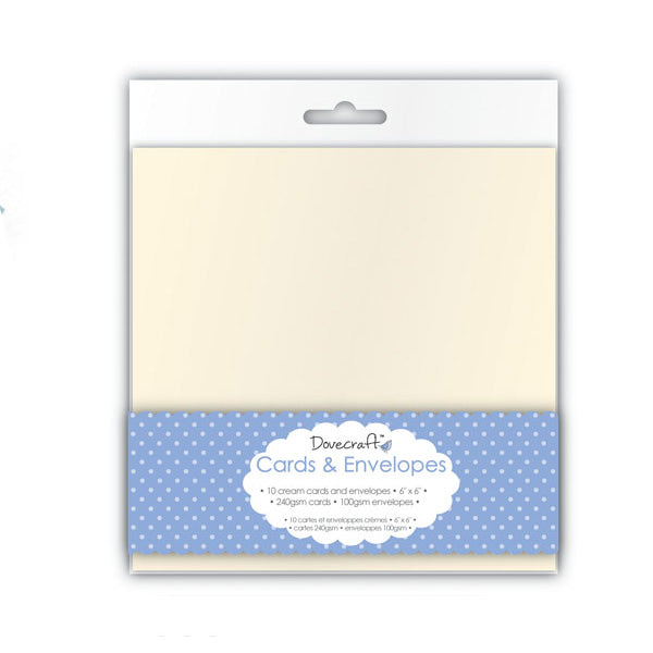 Cream Square 6X6 (10 pk)