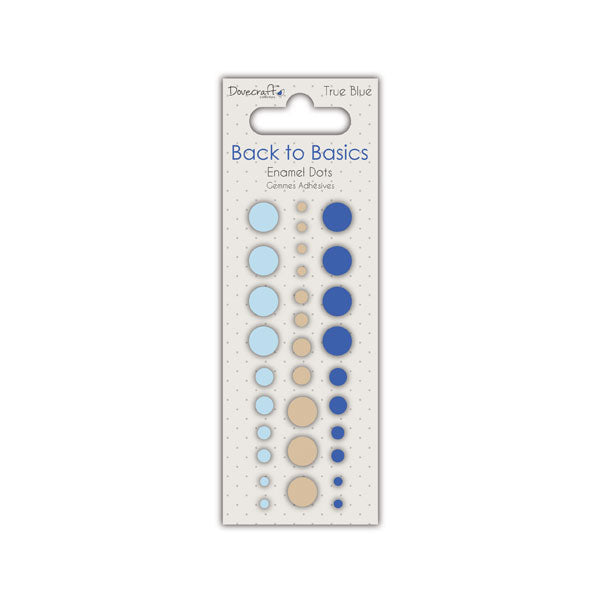 B2B TRUE BLUE ENAMEL DOTS