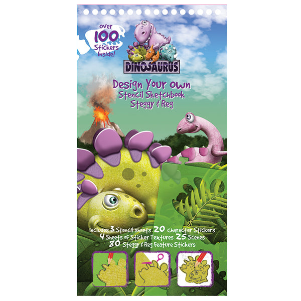 DINOSAURUS STENCIL KIT -STEGGY *SPECIAL*