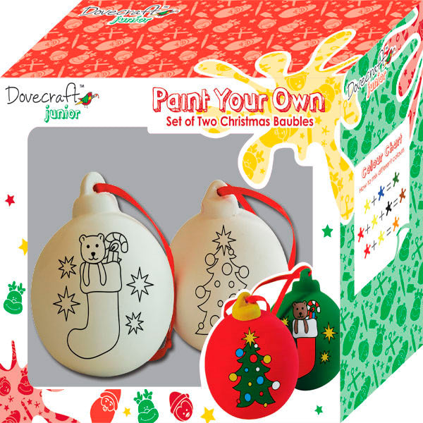 Dovecraft Paint Your Own - Christmas - Baubles
