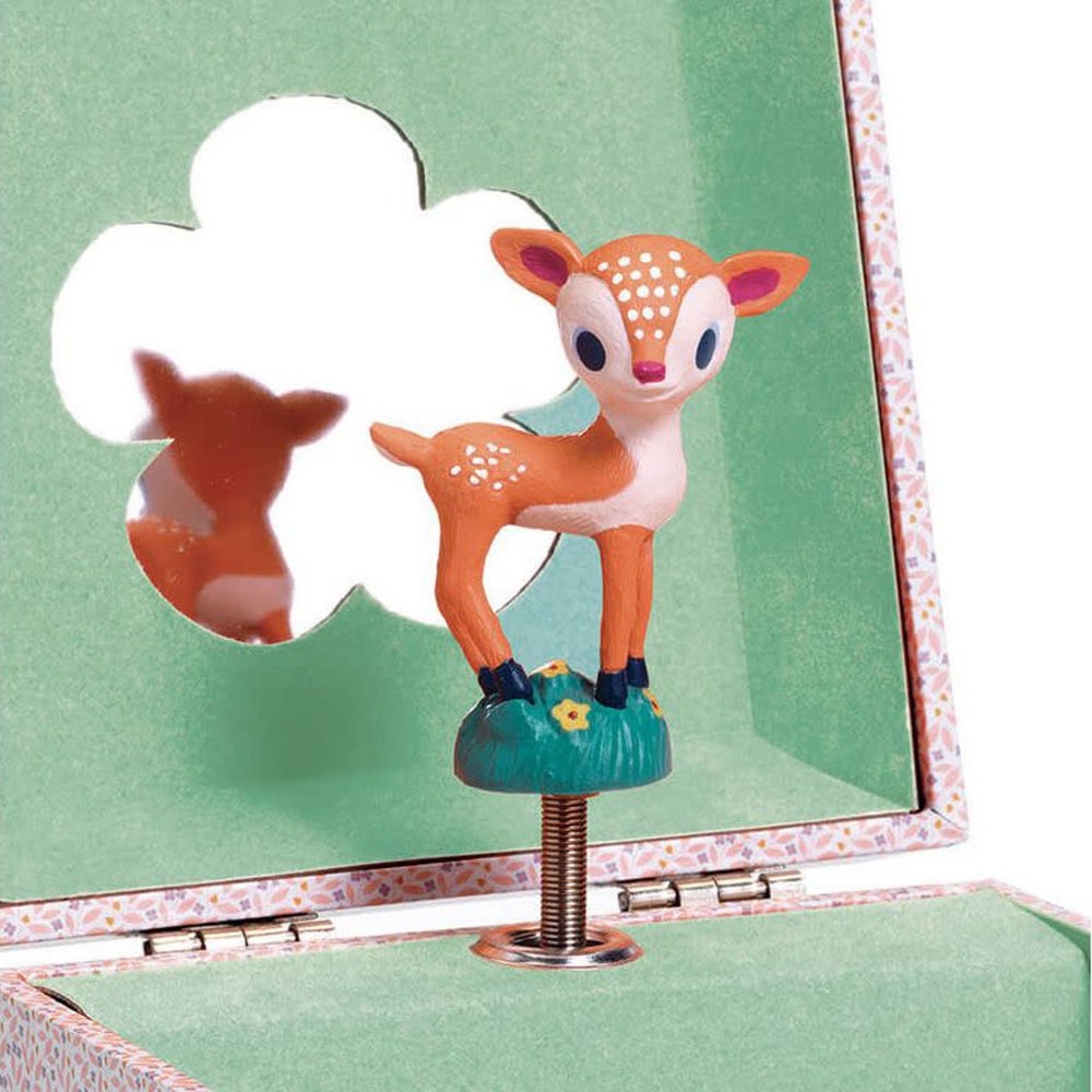 Djeco Musical Jewellery Box - Wood Fawn