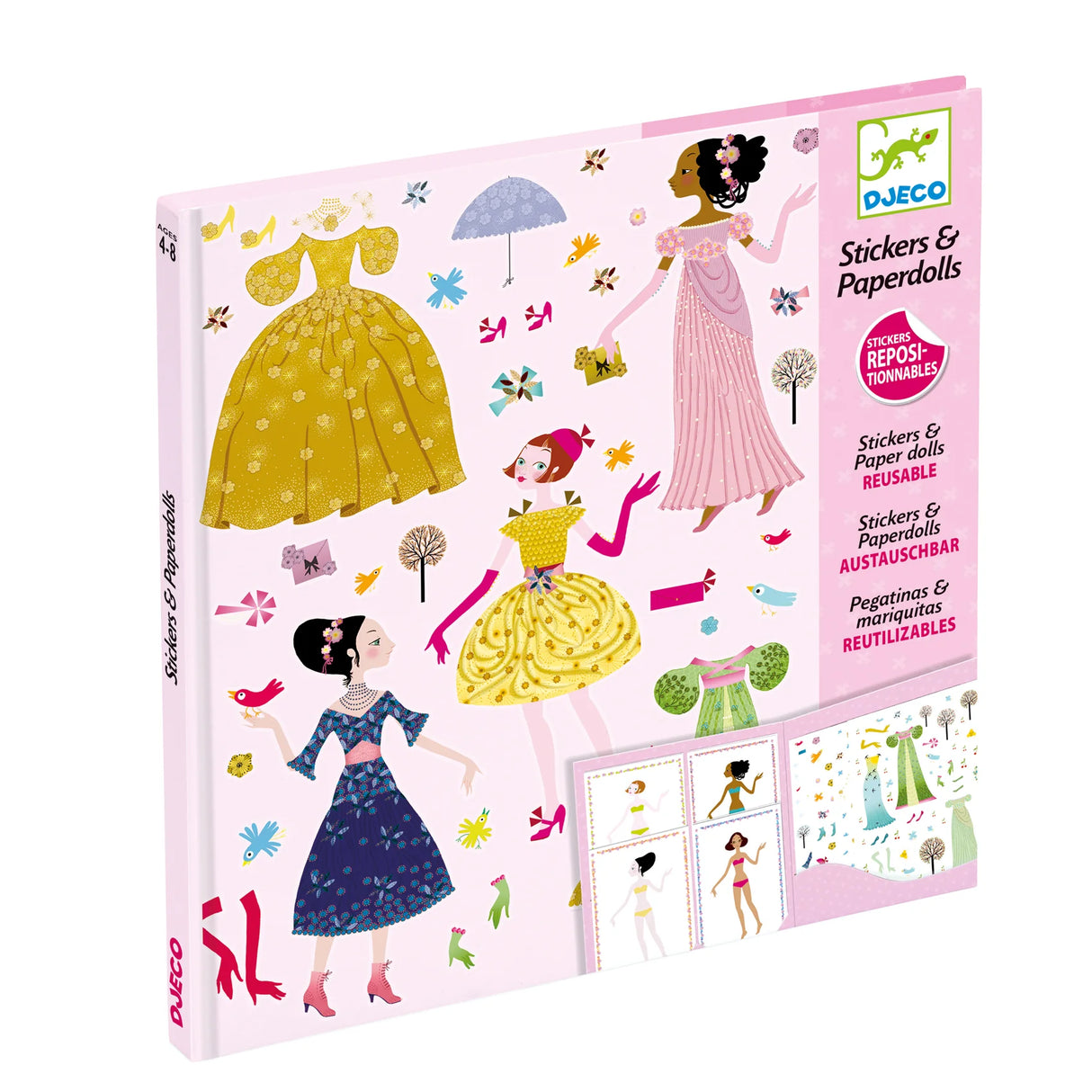 Djeco - Paper Dolls - Dresses Through The Seasons