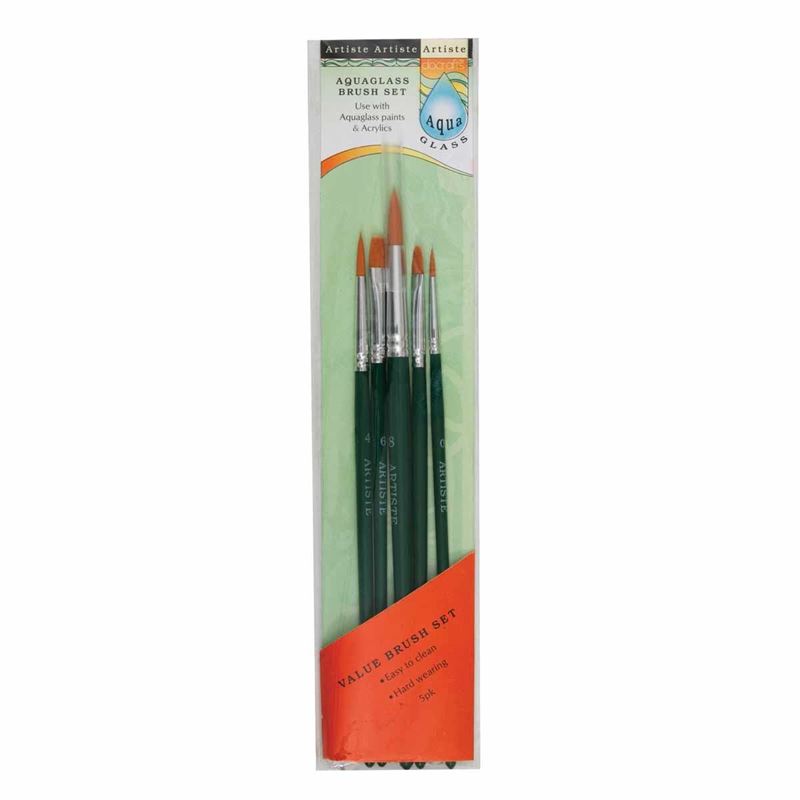 AQUA GLASS VALUEBRUSH SET
