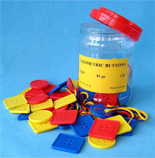 Geometric Buttons (81Pce)