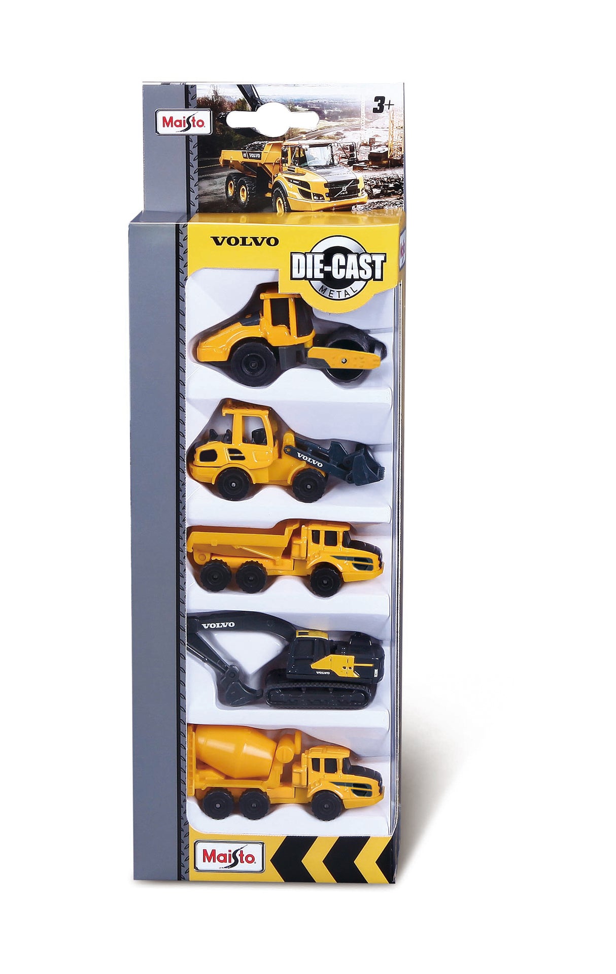 MAISTO VOLVO CONSTRRUCTION 5 PACK