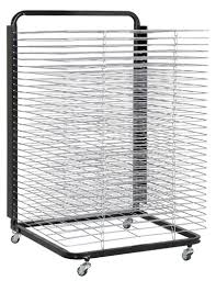 Mobile Paint Drying Rack 46x34x97cm