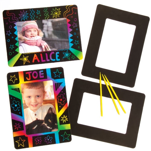 Scratch Art Frames (Pack of 8)