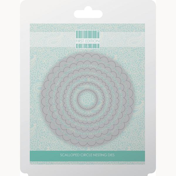FE Dies - Scalloped Circle