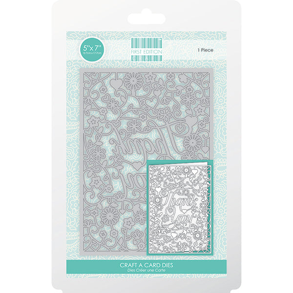 First Edition Dies - 5x7 Thank You