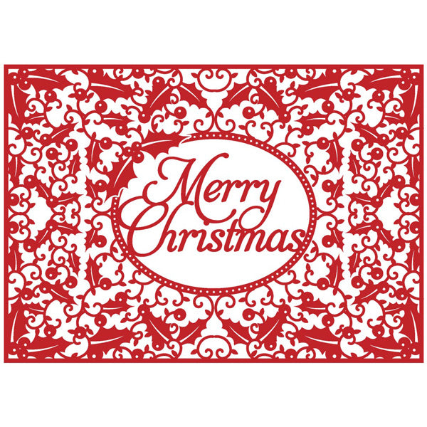 FE Christmas Craft A Card Die - Merry Christmas