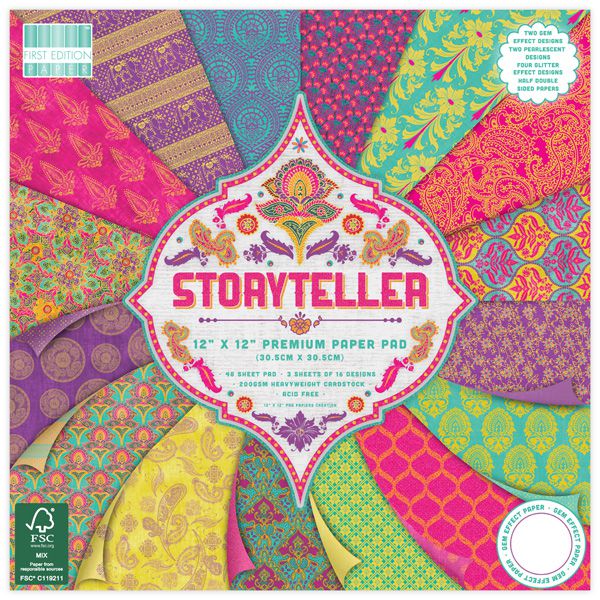 FE 12x12 Paper Pad - Storyteller