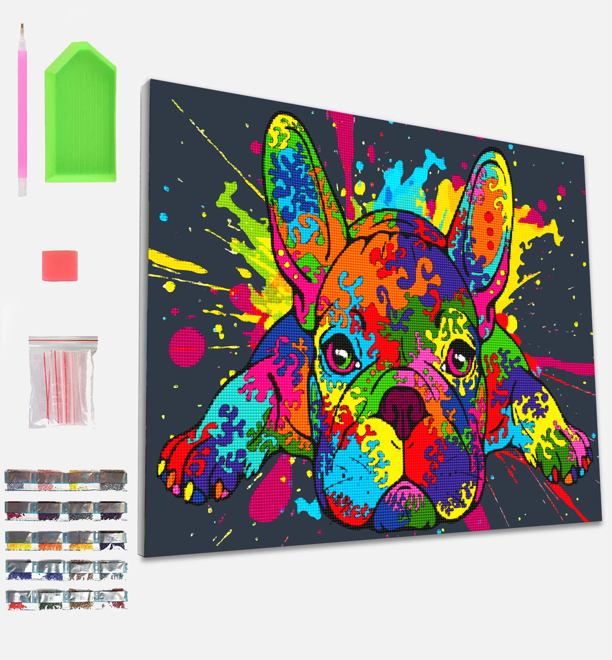 French Bulldog Diamond Art