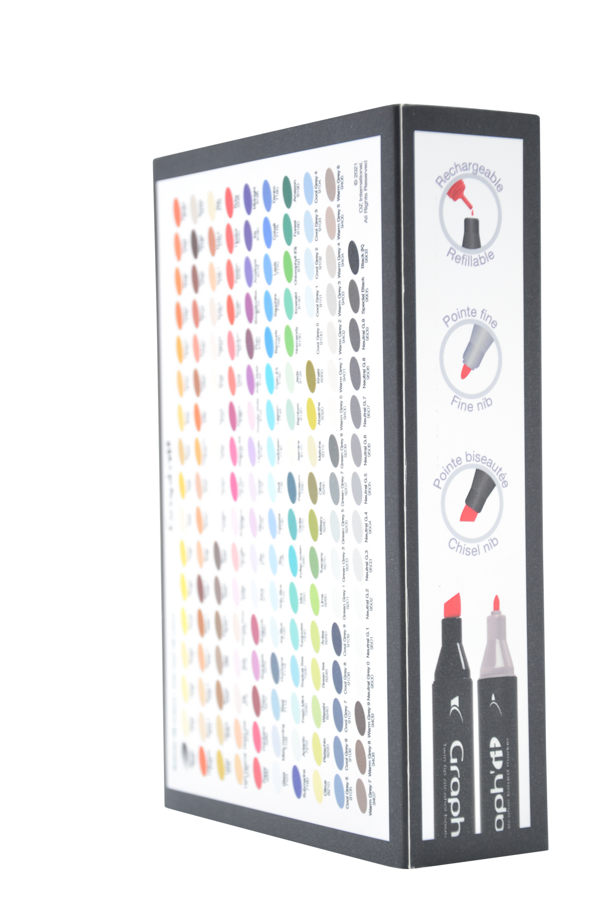 GRAPH'IT Double Ended Alcohol Markers - Classic (Pack of 12)