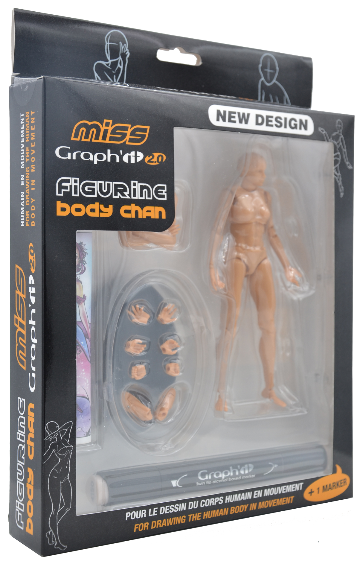 MISTER GRAPHIT 2.0 - Poseable Figure Set for dra