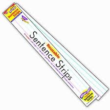 SENTENCE STRIP - REUSABLE PK.30