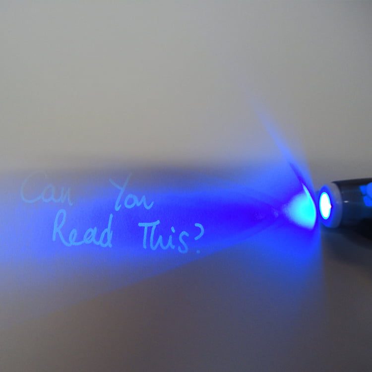 Secret Agent Spy Invisible Ink Pen | Uv Light