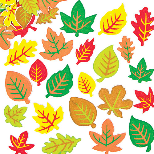 Leaf Foam Stickers (Pack of 144)