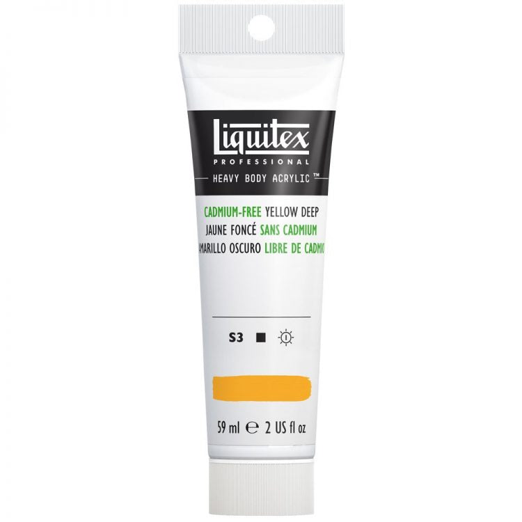 Liquitex Heavy Body Acrylic Paint 59ml - Cadmium-Free Yellow Deep (S3)