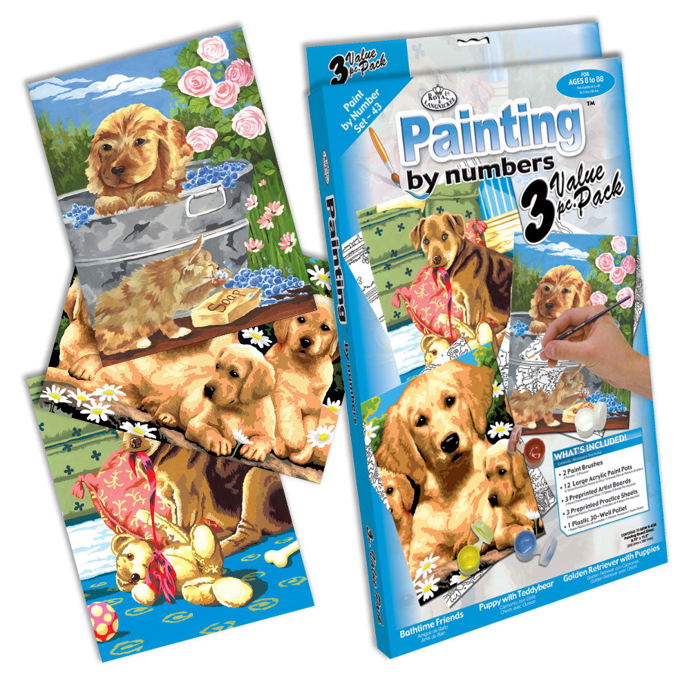 Painting By Numbers™ Small Dogs Set
