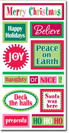 ESSENTIALS LRG - CHRISTMAS WORDS