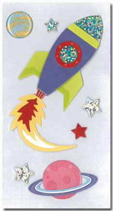 Essentials Sticker Sheet - Space Shuttle