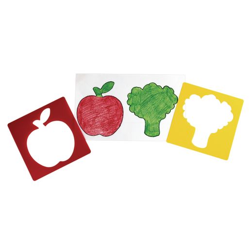 Fruit & Vegetable Stencils Set of 12
