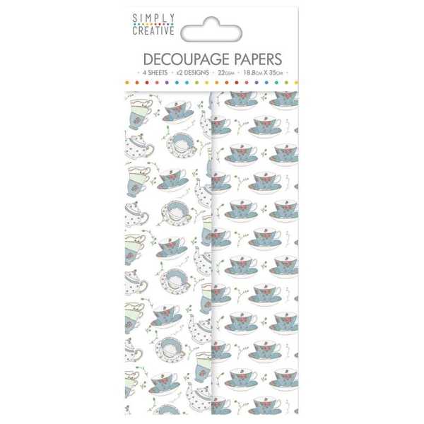 SC Deco Paper - Tea Cups