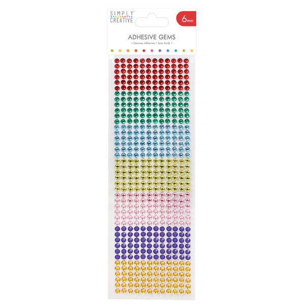 SC 6mm Gems - 504Pk Rainbow