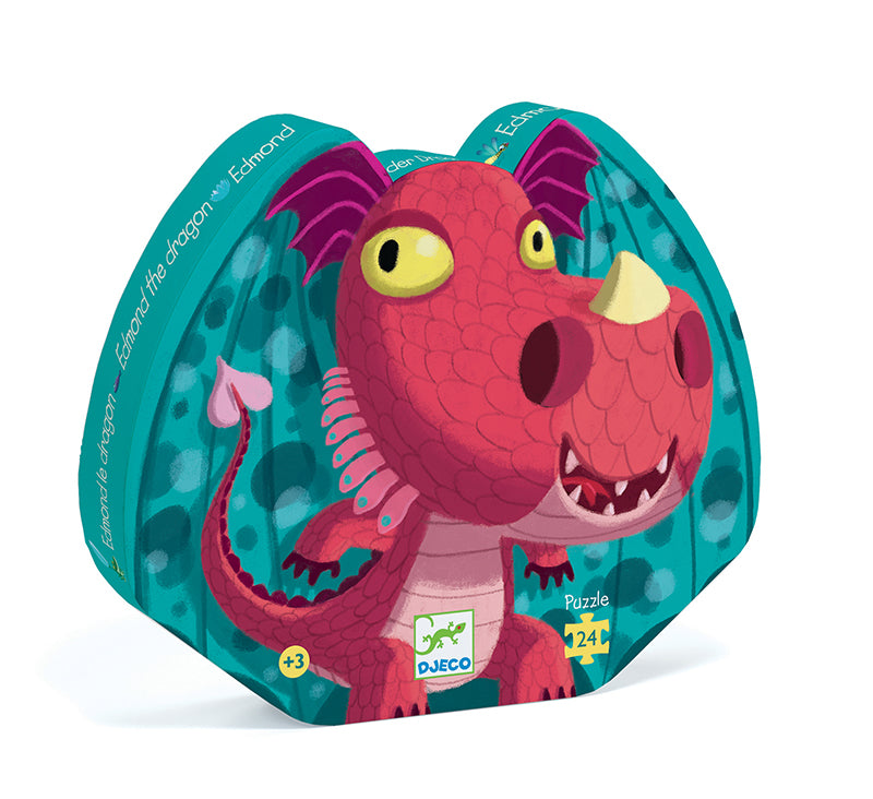 Djeco - Puzzle - Edmond The Dragon - 24pcs
