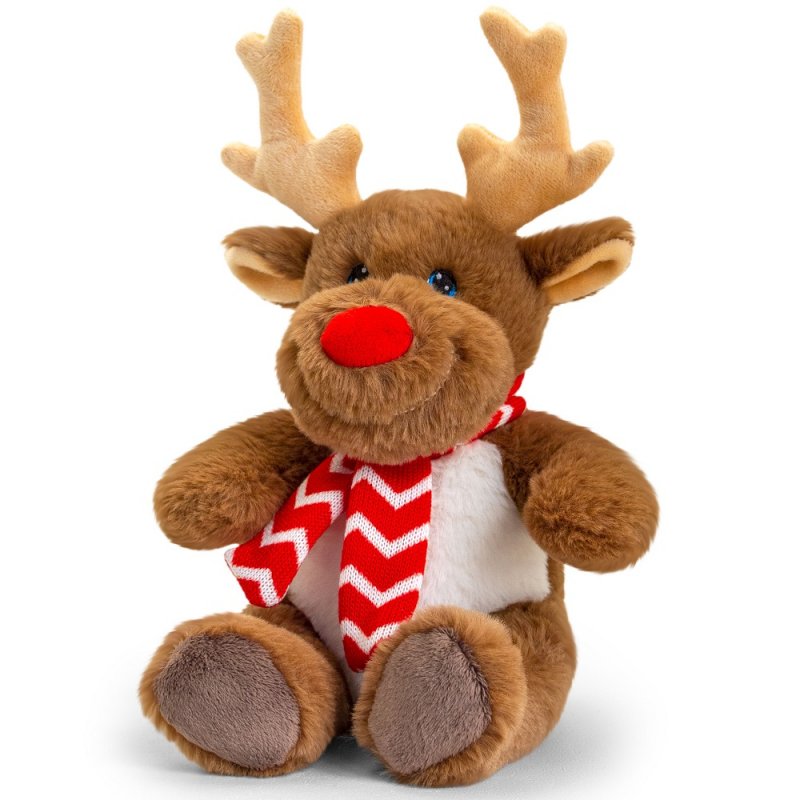 20cm Keeleco Reindeer With Scarf
