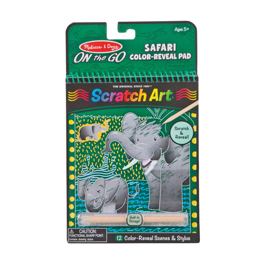 On the Go Scratch Art-Safari