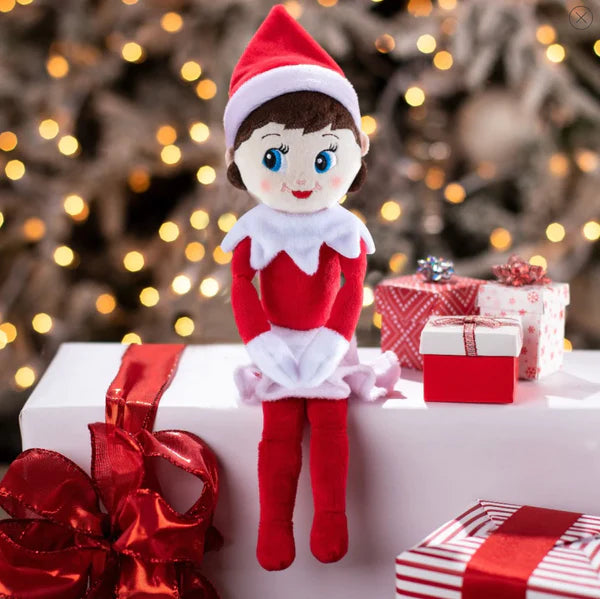 Elf Plushee Pals Snuggler Girl, Light Tone 12