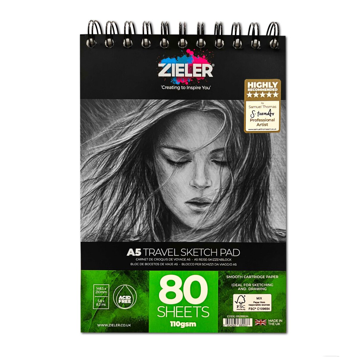 A5 Travel Sketch Pad
