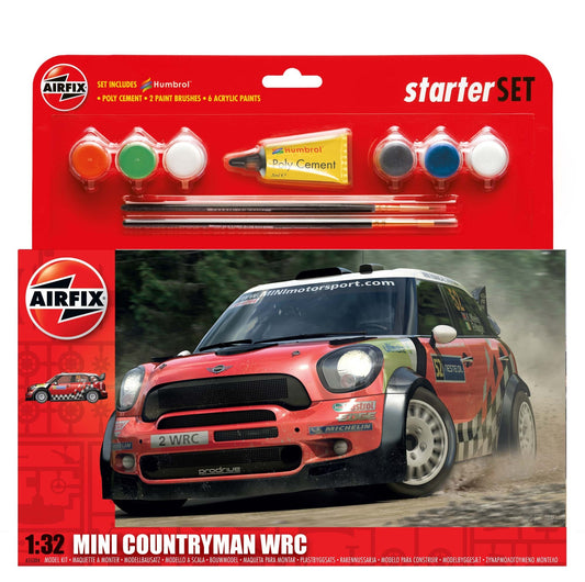 Airfix Gift Starter Set Mini Countryman WRC