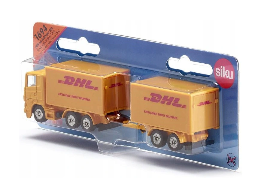 Siku DHL Truck With Trailer
