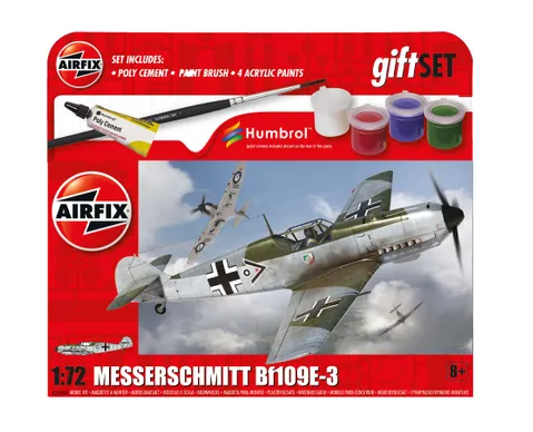 Airfix Gift Starter Set Messerschmitt Bf109E-3