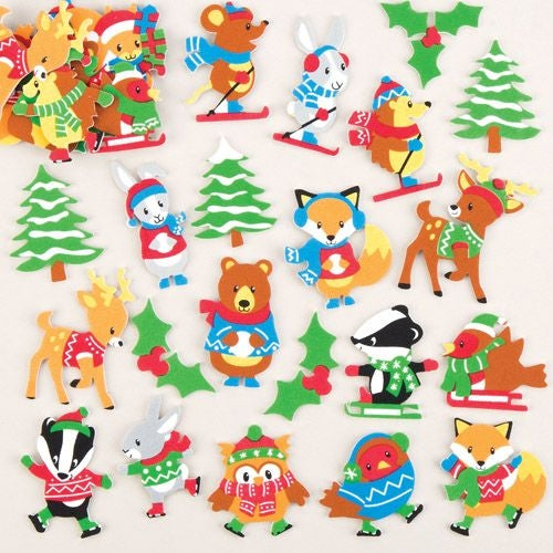 Winter Woodland Foam Stickers (Pack of 120)