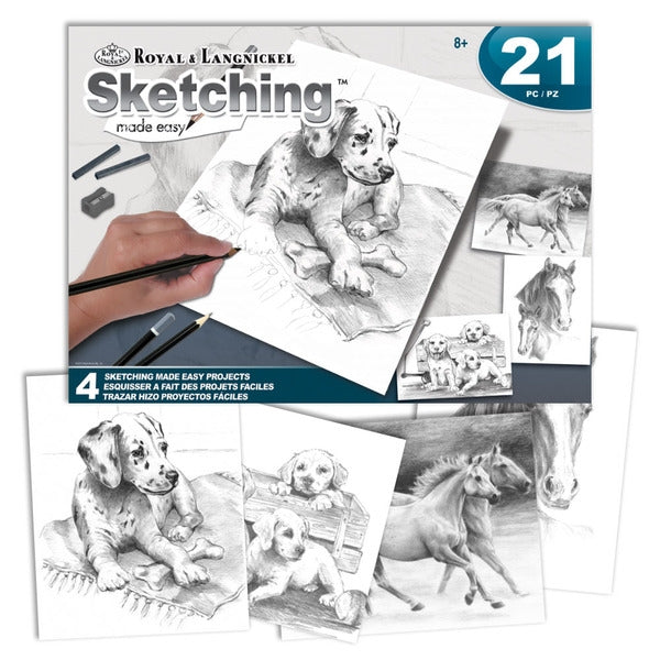 Sketching Dog & Horse Box Set