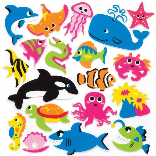 Sealife Foam Stickers (Pack of 120)